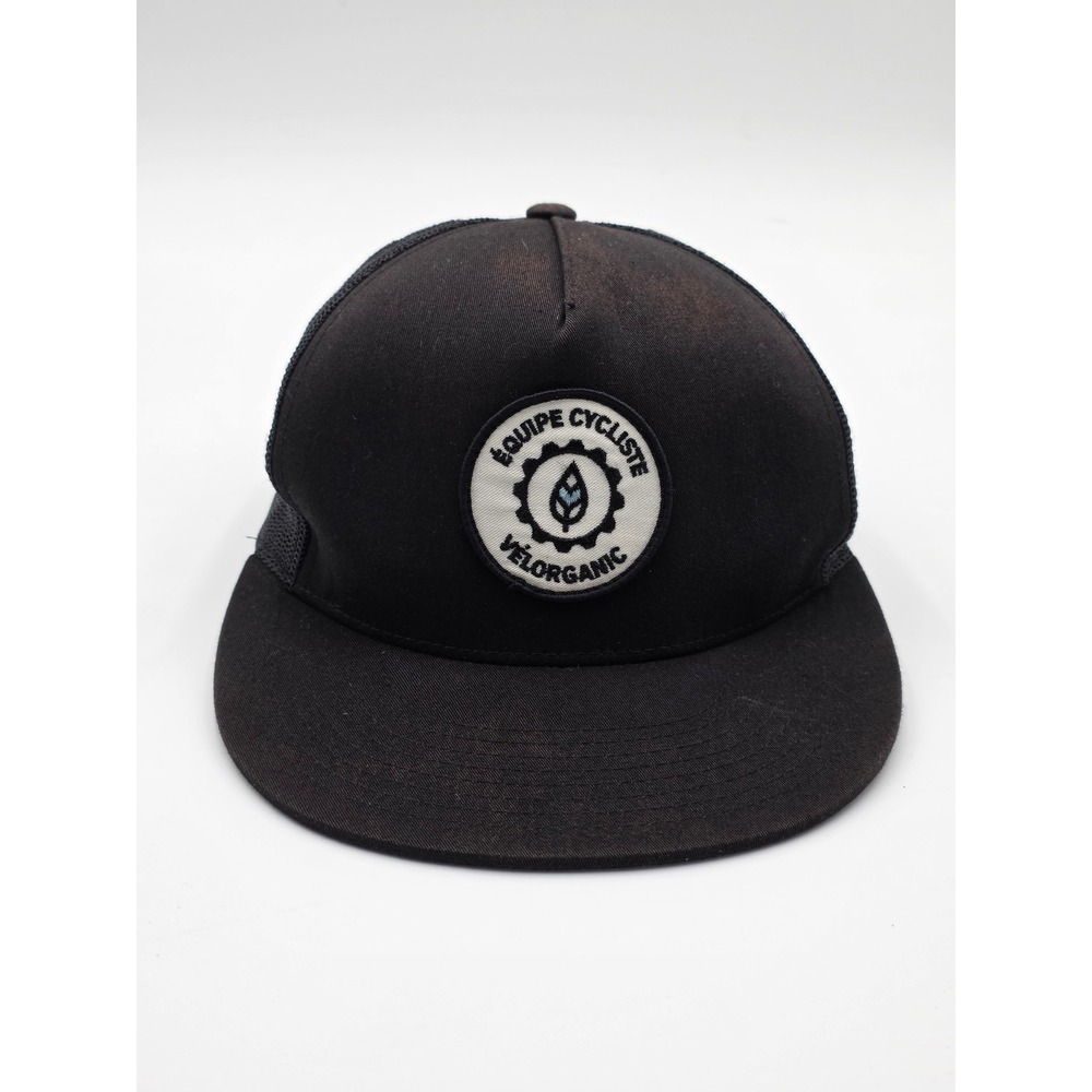 Velorganisc Equipe Cycliste‎ Black Trucker Hat Mesh Snapback Cycling Cap